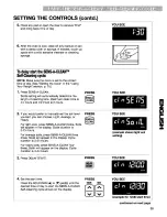 Preview for 39 page of Kenmore Sens-A-Clean 665.95822 Use & Care Manual