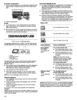 Preview for 10 page of Kenmore Ultra Wash 3384413A Use And Care Manual