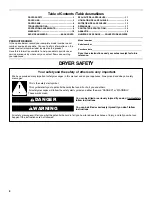 Preview for 2 page of Kenmore W10034970B User Instructions