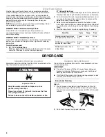 Preview for 6 page of Kenmore W10034970B User Instructions