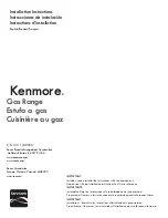 Preview for 1 page of Kenmore W11123999C Installation Instructions Manual