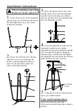 Preview for 3 page of Kenroy Home DUNCAN 47003 Use And Care Manual