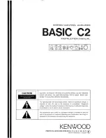 Kenwood Basic C2 Instruction Manual preview