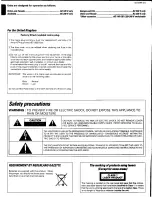 Preview for 2 page of Kenwood CD-323M Instruction Manual