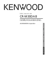 Preview for 81 page of Kenwood CR-M30DAB Operating Manual