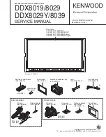 Kenwood DDX8019 Service Manual preview