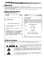 Preview for 2 page of Kenwood DM-B9 Instruction Manual