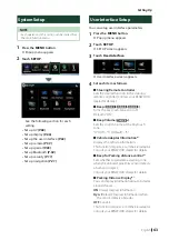 Preview for 63 page of Kenwood DNX317BTS Instruction Manual