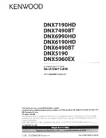 Preview for 1 page of Kenwood DNX5060EX Quick Start Manual