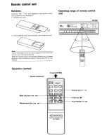 Preview for 11 page of Kenwood DP-860 Instruction Manual