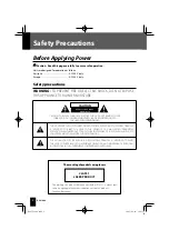 Preview for 2 page of Kenwood DP-K1000 Instruction Manual