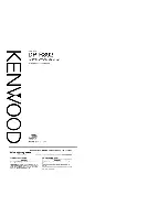 Kenwood DP-R892 Instruction Manual preview