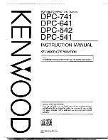 Kenwood DPC-541 Instruction Manual preview