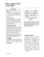 Preview for 2 page of Kenwood DPC-7 Instruction Manual