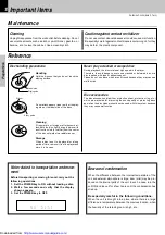 Preview for 10 page of Kenwood DV-502 Instruction Manual