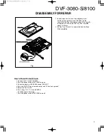 Preview for 3 page of Kenwood DVF-3080-S/8100 Service Manual