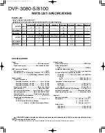 Preview for 34 page of Kenwood DVF-3080-S/8100 Service Manual