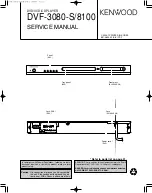 Preview for 1 page of Kenwood DVF-3080-S Service Manual