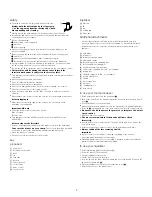 Preview for 3 page of Kenwood FP691 User Manual