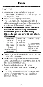 Preview for 37 page of Kenwood HM-535 Instructions Manual