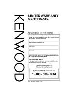 Preview for 10 page of Kenwood HTB-506 Quick Start Manual