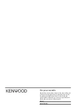 Preview for 16 page of Kenwood K-575BT Basic Instruction Manual