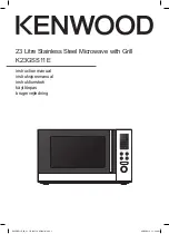 Preview for 1 page of Kenwood K23GSS11E Instruction Manual