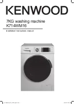 Kenwood K714WM16 Installation Instructions Manual preview