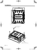 Preview for 4 page of Kenwood KAC-6104D - 600 Watt Max Power Class D Mono Amplifier Instruction Manual