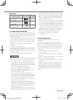 Preview for 21 page of Kenwood KAC-6104D - 600 Watt Max Power Class D Mono Amplifier Instruction Manual