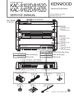 Kenwood KAC-8102D Service Manual preview