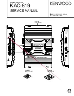 Kenwood KAC-819 Service Manual preview