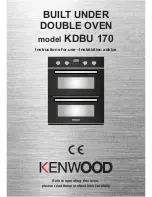 Preview for 1 page of Kenwood KDBU 170 Instructions For Use - Installation Advice