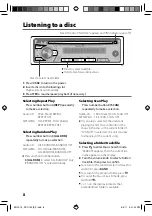 Preview for 8 page of Kenwood KDC-152 Instruction Manual