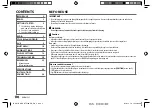 Preview for 6 page of Kenwood KDC-BT510U Instruction Manual