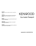 Preview for 67 page of Kenwood KDC-MP925 Instruction Manual