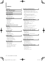 Preview for 2 page of Kenwood KDC-U7053BT Instruction Manual