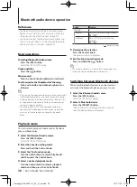 Preview for 28 page of Kenwood KDC-U7053BT Instruction Manual