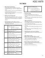 Preview for 15 page of Kenwood KDC-X879 Service Manual