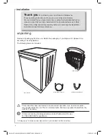 Preview for 8 page of Kenwood KDW60T18 Installation Instructions Manual