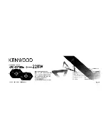 Preview for 3 page of Kenwood KFC-C5780ie Installation Instructions Manual