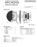 Kenwood KFC-HQ133 Service Manual preview