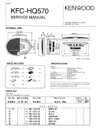 Kenwood KFC-HQ570 Service Manual preview