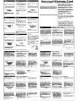 Preview for 4 page of Kenwood KFC-W3013 Instruction Manual