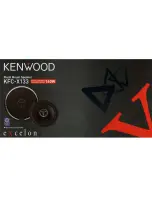 Kenwood KFC-X133 Installation Instructions Manual preview