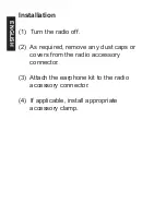 Preview for 2 page of Kenwood KHS-8BL Manual