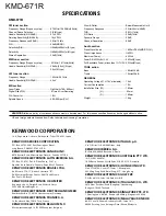 Preview for 17 page of Kenwood KMD-671R Service Manual