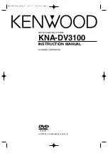 Preview for 1 page of Kenwood KNA-DV3100 Instruction Manual