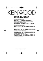 Kenwood KNA-DV3200 Installation Manual preview