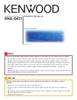 Preview for 10 page of Kenwood KNA-G431 Installation Manual